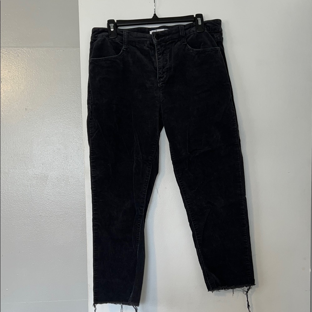 Croft and Borrow Black Corduroy Pants